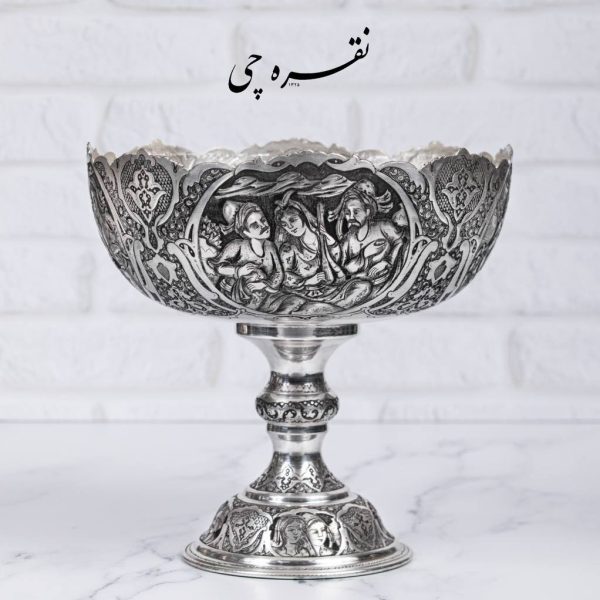 آجیل خوری قلم صورت سیاه قلم